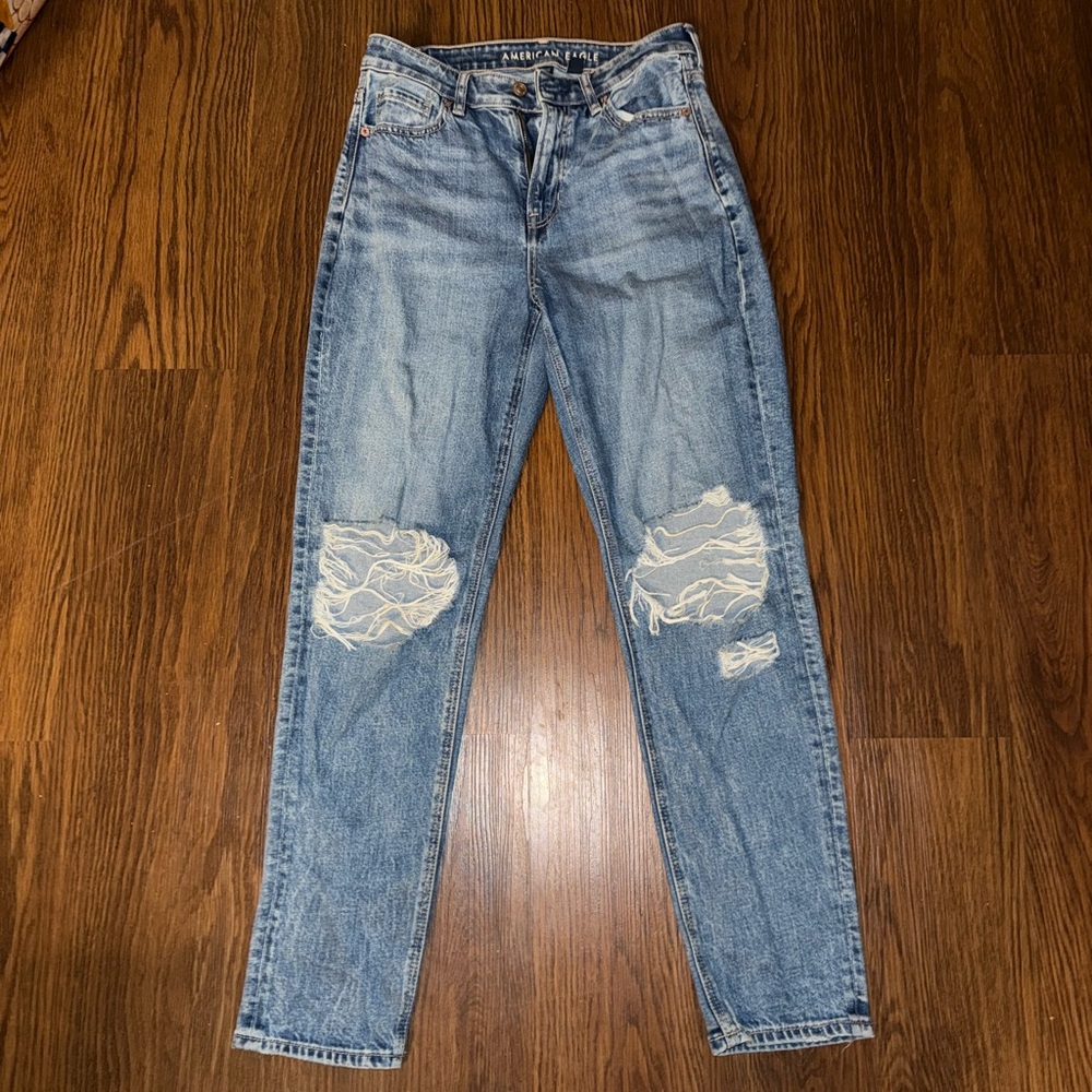 American Eagle Outfitters Blue Straight Leg Jeans